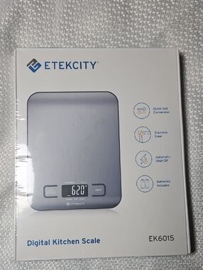 ETEKCITY Stainless Steel Digital Kitchen Scale - Silver